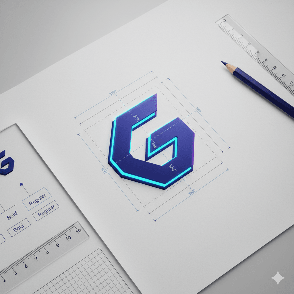 Logo blueprint preview